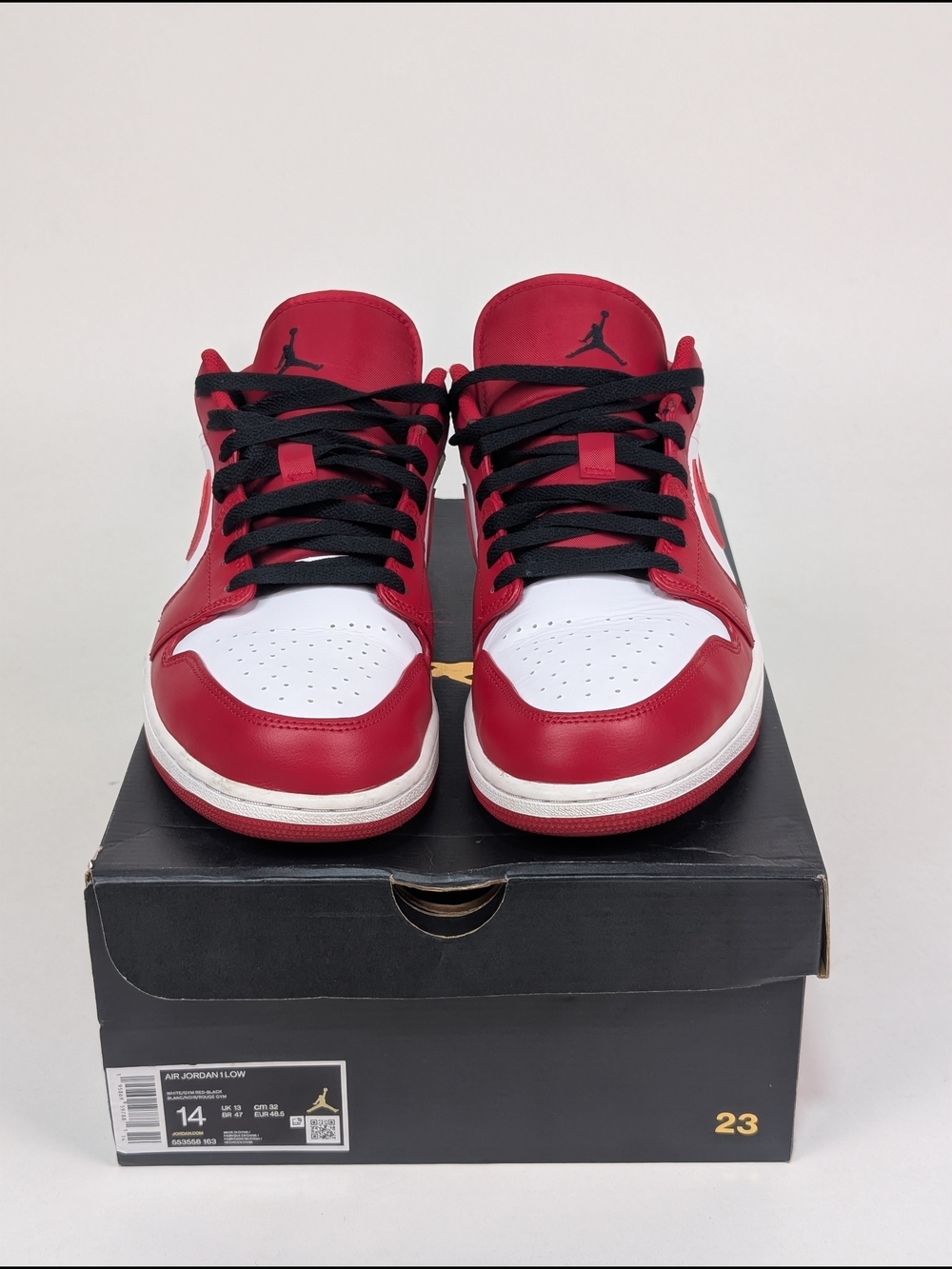Nike Air Jordan 1 Low - Red/Black/White